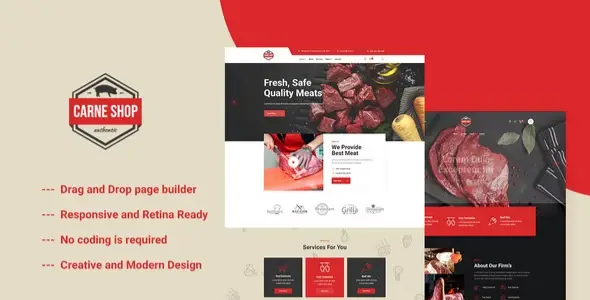 Carne – Meat Shop Elementor Template Kit